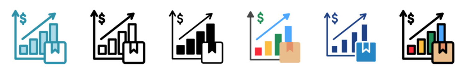 Demand Mini Illustration Icon Relate To Capital Market, Market Research. Use For Modern Concept, Ui, Ux Web And App Development.