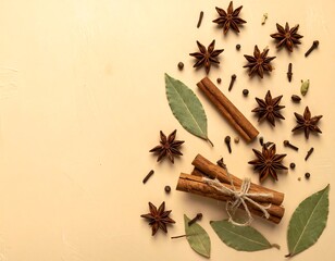 Spiced warm autumnal arrangement