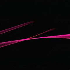 Abstract background with flowing pink lines on a black backdrop