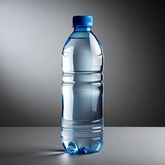 Clear water bottle