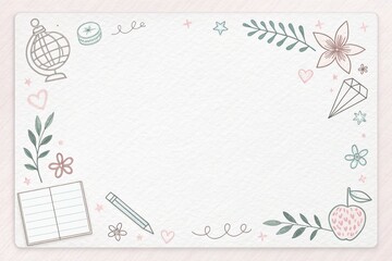 greeting card with flowers