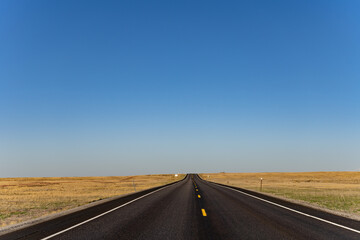 U.S. Route 20 or U.S. Highway 20 (US 20). Three Buttes Historical Marker. Volcanic Field. Idaho's eastern Snake River Plain. 