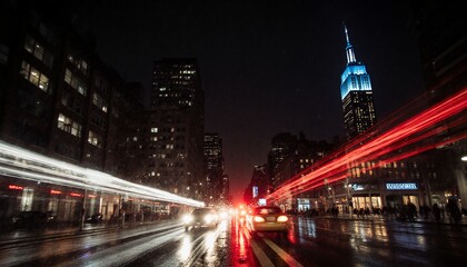New York City Nightscape Lights