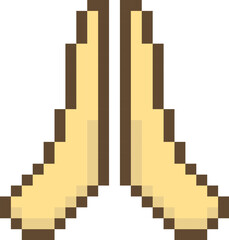 Fototapeta premium Pixelated Praying Hands