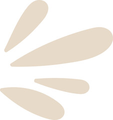 Abstract Teardrop Shapes