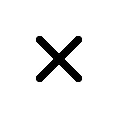 Obraz premium Close up of Cancel icon 