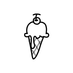 vector illustration of a dentist