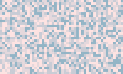 Abstract pixel art background.  Soft pastel blue and pink mosaic creates a calming, digital texture. Perfect for website banners, app interfaces, or modern design projects.