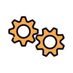 Gear icon design template