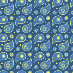 Naklejka premium Paisley artwork beauty spa. Ethereal curly of sketching cool. Wrapping oriental of curve ornate.
