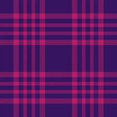 Stylish plaid pattern in vibrant purple and pink, creating a modern textile design. Perfect for backgrounds, fabric design, apparel, or creating a classic and trendy aesthetic.