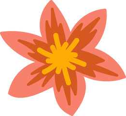 Abstract Floral Petal Design