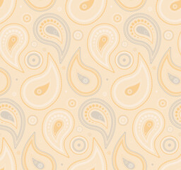 Spa drawing in creativity paisley. Exotic petal to western scrap. Elegant decoration, design swirl.