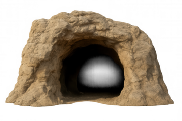 Rocky cave entrance offering shelter, exploring natural underground formations, geology, and ancient habitats