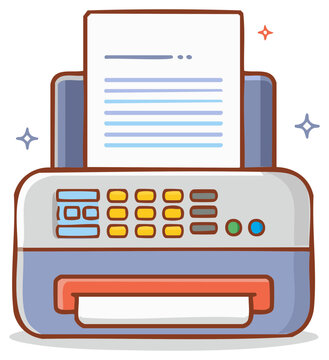 Cartoon Fax Machine Images – Browse 1,795 Stock Photos, Vectors, and ...