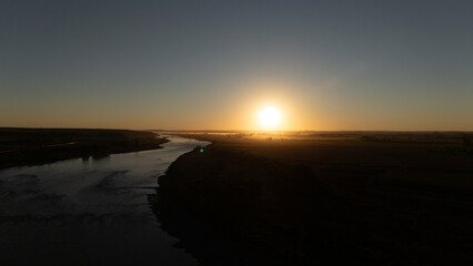 Yellowstone River Sunset