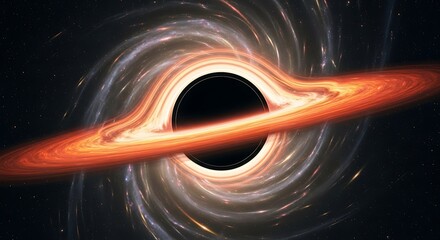 Black Hole in Space.