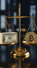 Cryptocurrency Value Comparison to Fiat Currency.