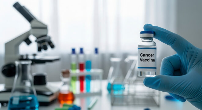 Medical Research and Development of Cancer Vaccine in Laboratory