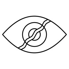 Blurry Vision Vector Icon