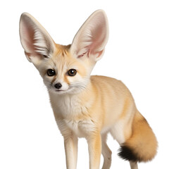 Adorable Fennec Fox with huge ears poses beautifully for a portrait