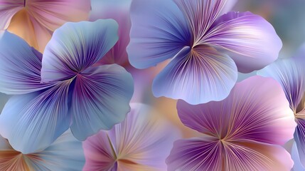 abstract floral wallpaper with colorful artistic flower pattern design