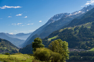 Das Gotthardmassiv in den Schweizer Alpen