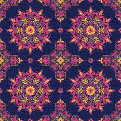 seamless pattern with flowers