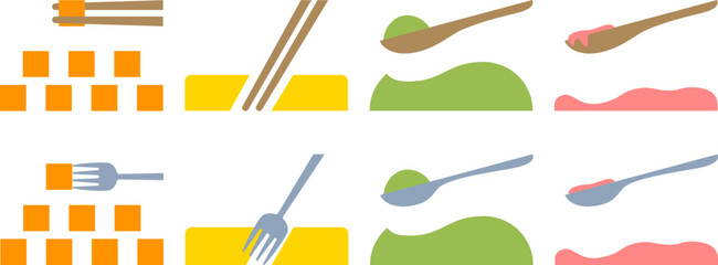 介護食の嚥下・咀嚼しやすさを伝える２種類のアイコンセット