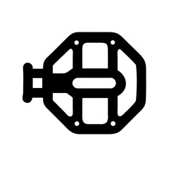 Vector art of bicycle pedal