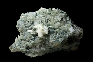 Needle Quartz and Calcite Crystals from the Rhodope Mountains, Bulgaria
