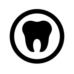 Vector art of tooth icon