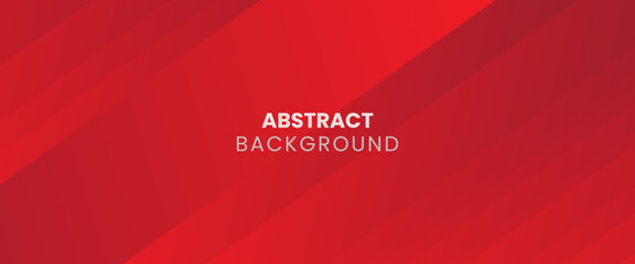 Abstract red gradient geometric shape background design