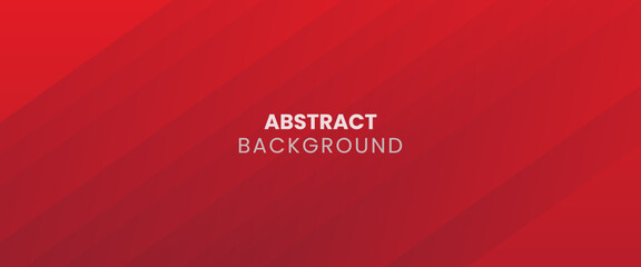 Abstract red gradient geometric shape background