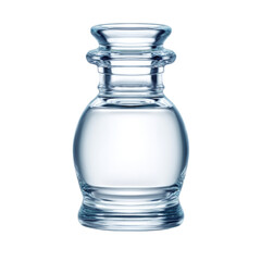 Clear Glass Bottle with Elegant Design for Storing Liquids and Enhancing Home Decor