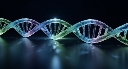 DNA Double Helix Scientific Image.