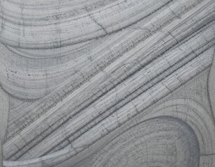 Curved and straight pencil lines with fine cracks