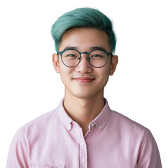 a Asian man in business attire isolated on background