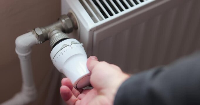 Turning on the heating radiator