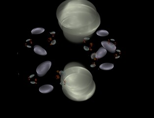 Imaginatory fractal abstract background Image