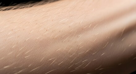 Fototapeta premium A close-up shot of human arm with hair.