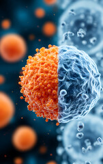 Colorful Representation of Cells Showing Different Structures and Functions in a Scientific Visualization
