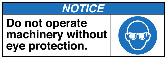 013 NOTICE Do not operate mac...