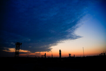 The oil pump, Oil and gas industry.