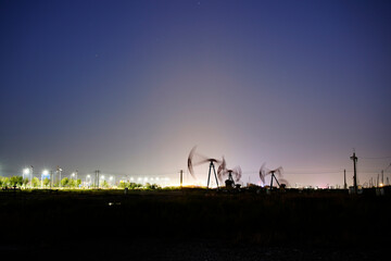 The oil pump, Oil and gas industry.