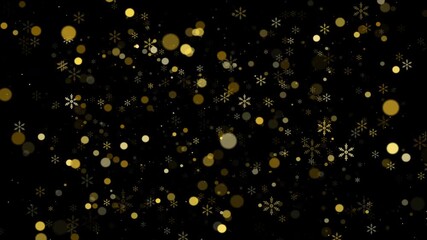 Winter and snowflakes for Christmas and winter celebrations Video Animated Background - Powered by Adobe