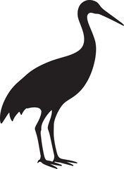 Naklejka premium vector illustration of a stork