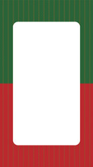 Fototapeta premium クリスマスをイメージした配色のシンプルな背景イラスト