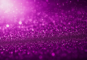 Beautiful purple bokeh on a blurred background.
