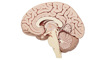 Sagittal View of the Human Brain Anatomy and Its Major Structures Explained
